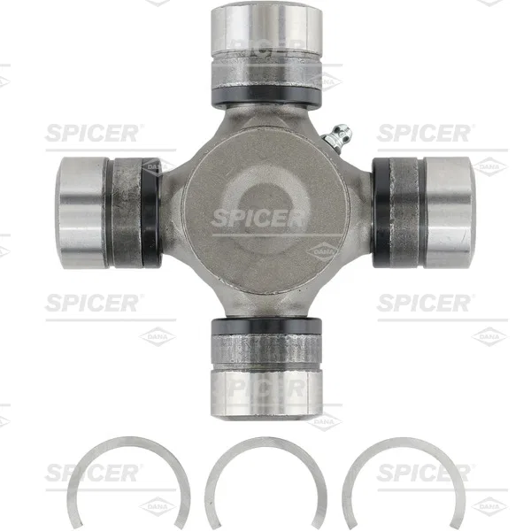 SPL70-4X – DANA SPICER Universal Joint, SPL70WJ Design Outside Retaining Clips 4 Smooth Round Bearings 1.375 Inch Dia...